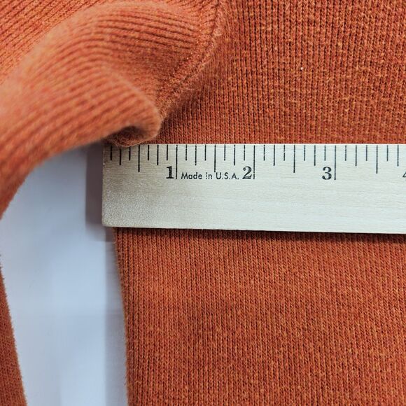 Polo Ralph Lauren Sweater Mens Small Long Sleeve Orange 1/4 Zip Cotton‎ Preppy - Picture 8 of 11